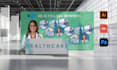 design trade show booth and backdrop for your exhibition