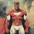 make a superhero cartoon character