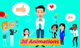 create eye catching 2d animation for you