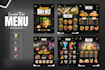 do design restaurant menu, food menu and unique menu design