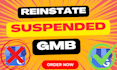 reinstate your suspended google my business gmb profile