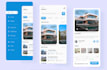 design business UI UX screens of ai based mobile apps and development