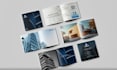 design luxury and modern trifold, bifold, flyers