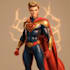design a cartoon character superhero