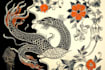 design custom flash tattoo in woodblock style