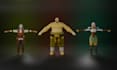 create 3d low poly character for your game or project