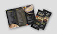 design postcard and business flyer