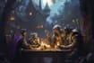 create a dnd party, fantasy and game character