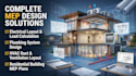 design mep drawings for electrical, hvac, and plumbing plans