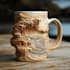 create a custom coffee mug design or coffee cup design
