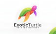make an awesome samurai and turtle logo design