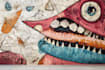 design custom doodle wall art, decals, murals, wallpaper