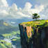paint landscape environment, concept art, bookcover