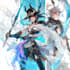 draw 2d character isometric game art, fantasy character art