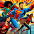 create a comic cover page design illustration