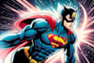 make custom superhero character in action