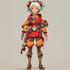 create an game character art and dnd character game art