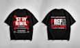 make minimalist and bold typography t shirt designs