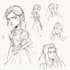 draw sketches with your character