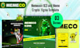 create crypto meme website, build crypto token site, meme coin website, nft site