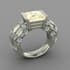 design 3d ring jewelry for 3d printing or rendering