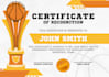design completion, appreciation and achievement certificate