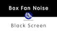 create black screen relaxing white noise video