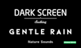 create dark screen thunder and rain video