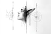 make a geometric tattoo design