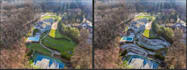 declutter, remove snow in real estate photos