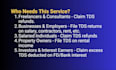 do tds filing, refunds and compliance