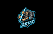 design unique zeus mascot logo with express delivery