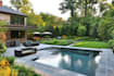 design a backyard landscape design, garden, pool, patio