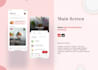 design mobile app UI UX in figma for ios and android
