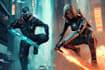 design anime character , cyberpunk character