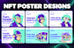 design modern crypto banner, poster, nft and web3 ads design