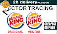 create clean crisp vector trace