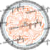 do arabic calligraphy in circle and round shape