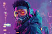 design stunning sci fi, cyberpunk, digital portrait