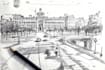 make hand draw architecture and urban design sketches