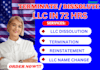 dissolve USA llc close ein llc reinstatement llc checklist