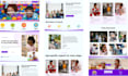 design daycare website preschool website kindergarten website childcare website