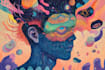 draw colorful detailed illustration