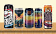 design beverage can label, beer label and energy drink packaging