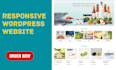 create wordpress website design, business wordpress website development