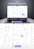 design a clean, modern saas dashboard or CRM interface