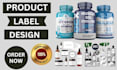 do product label design and supplement label design