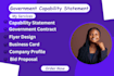 design an effective government capability statement and capability statement