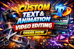 create custom text animation and lower thirds for your videos