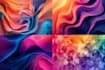 create a unique abstract art for you
